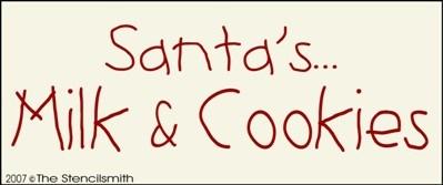 Santa's Milk & Cookies - The Stencilsmith