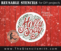8585 - holly jolly - The Stencilsmith