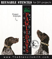 8597 - Happy Pawlidays - The Stencilsmith
