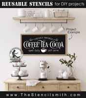 8600 - Coffee Tea Cocoa - The Stencilsmith