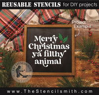 8609 - Merry Christmas ya filthy animal - The Stencilsmith
