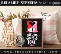8624 - all you need is love - The Stencilsmith