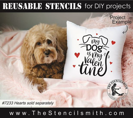 8629 - My cat/dog is my valentine - The Stencilsmith