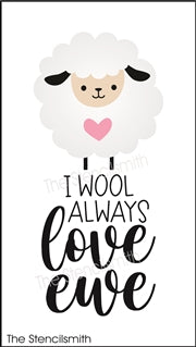 8632 - I wool always love ewe - The Stencilsmith
