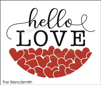 8641 - hello love - The Stencilsmith