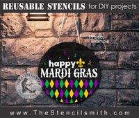 8646 - happy mardi gras - The Stencilsmith