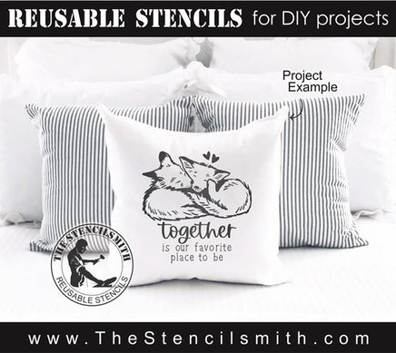 8652 - together is our favorite - The Stencilsmith