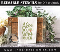 8657 - Aloe you vera much - The Stencilsmith