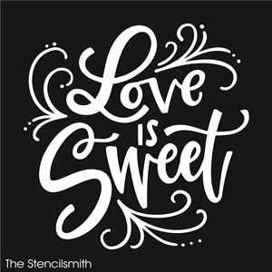 8658 - love is sweet - The Stencilsmith