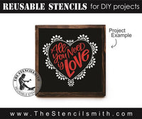 8660 - all you need is love - The Stencilsmith