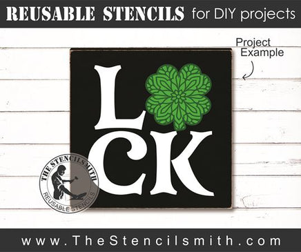 8671 - Love Luck mandala - The Stencilsmith