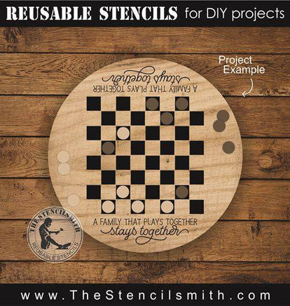 8679 - A family that plays together game board - The Stencilsmith