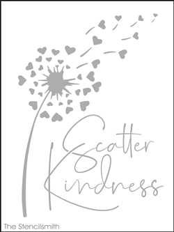 8707 - scatter kindness - The Stencilsmith