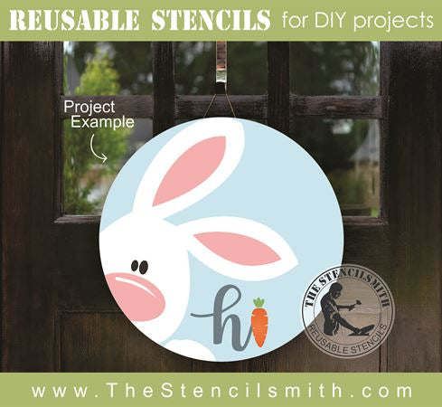 8708 - hi bunny - The Stencilsmith
