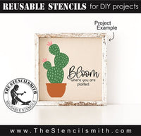8712 - bloom where you are planted - The Stencilsmith
