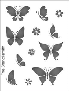 8714 - butterflies - The Stencilsmith