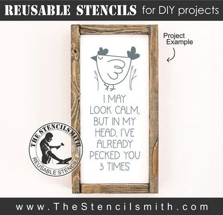 8722 - funny chicken sayings - The Stencilsmith