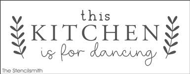 8730 - this kitchen is for dancing - The Stencilsmith