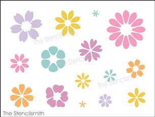 8745 - flowers - The Stencilsmith