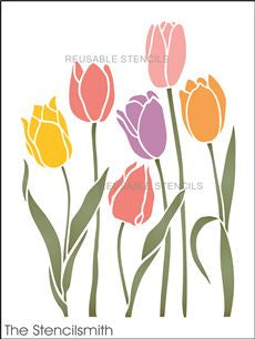 8760 - tulips - The Stencilsmith