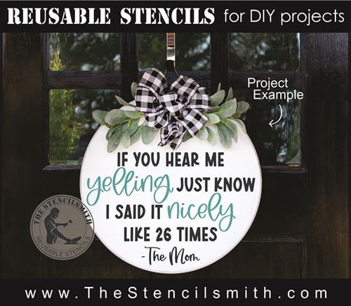 8766 - if you hear me yelling - The Stencilsmith