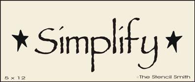 876 - Simplify - The Stencilsmith