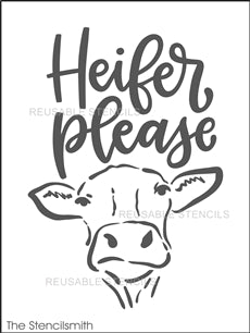 heifer please cow stencil