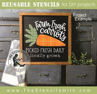 8798 - farm fresh carrots - The Stencilsmith