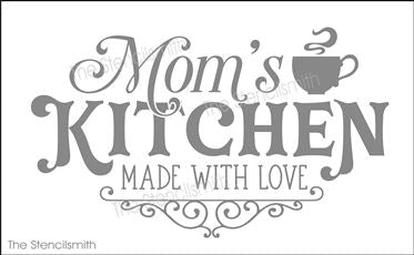 Mom's kitchen reusable stencil