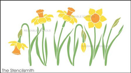8800 - daffodils - The Stencilsmith
