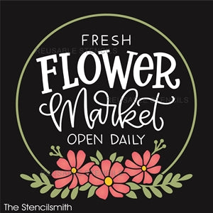 8806 - fresh flower market - The Stencilsmith