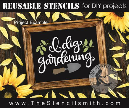 8808 - I dig gardening - The Stencilsmith
