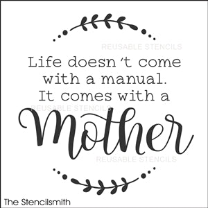 Mother's Day reusable stencil