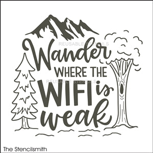 8828 - Wander where the WIFI is weak - The Stencilsmith