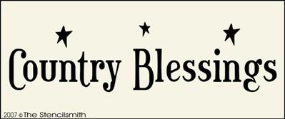 Country Blessings - B - The Stencilsmith
