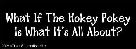 927 - What if the Hokey Pokey - The Stencilsmith