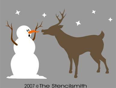 Hungry Reindeer - The Stencilsmith