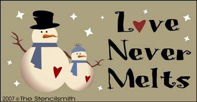 Love Never Melts - The Stencilsmith