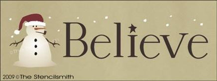 949 - Believe - The Stencilsmith