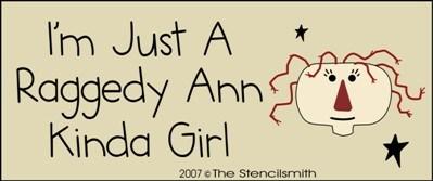 I'm just a raggedy ann kinda girl - The Stencilsmith