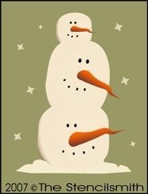 2860 - Snowman Stack - The Stencilsmith