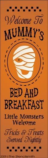 961 - Mummy's Bed & Breakfast - The Stencilsmith