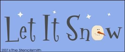 Let It Snow - C - The Stencilsmith