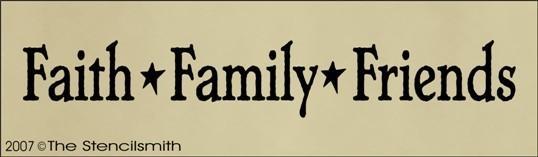 972 - Faith Family Friends - The Stencilsmith