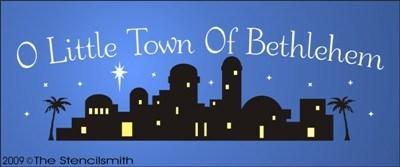 984  - O Little Town Of Bethlehem - The Stencilsmith