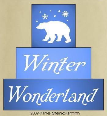 988 - Winter Wonderland - block set - The Stencilsmith