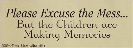 998 - Please Excuse The Mess  .... Children - The Stencilsmith