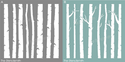 8678 - Birch Trees - The Stencilsmith