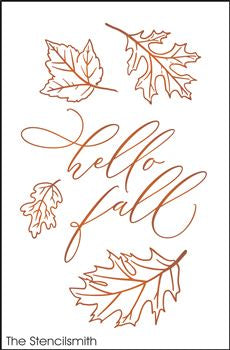Autumn Leaf Stencil