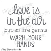 6742 - love is in the air but so are germs - The Stencilsmith